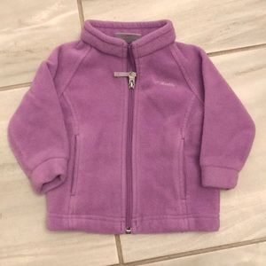 Columbia Purple 6-12 month Fleece Coat